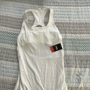 BRAND NEW WITH TAGS fila tank top with built in bra size medium